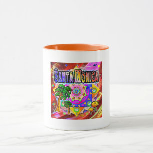 Santa Monica Tropical Friends Mug