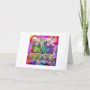 Santa Monica Vista Express Greeting Card