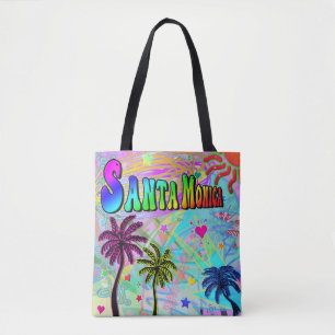 Santa Monica Vivid Romance Tote Bag