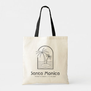 Santa Monica Wedding Welcome Destination Wedding Tote Bag