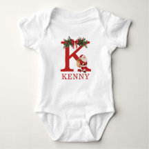 Santa Monogrammed and Name Family Matching