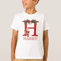 Santa Monogrammed and Name Family Matching