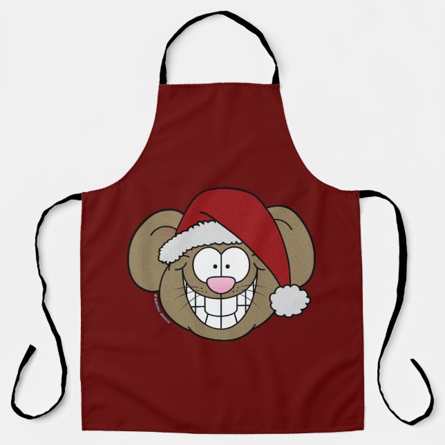 Santa Mouse Apron (Front)
