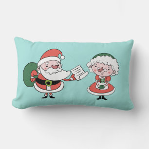 Santa & Mrs. Claus throw pillows