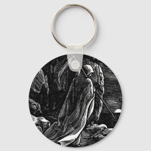 Santa Muerte (Mexican Grim Reaper) circa 1939 Key Ring