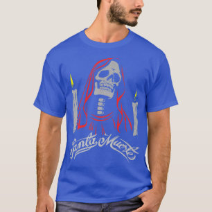 SANTA MUERTE MEXICO SKELETON GOTHIC LADIES WOMENS  T-Shirt