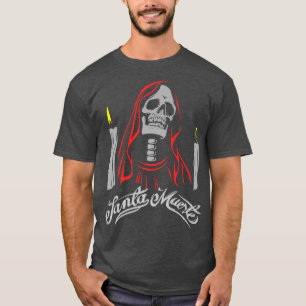 SANTA MUERTE MEXICO SKELETON GOTHIC LADIES WOMENS T-Shirt