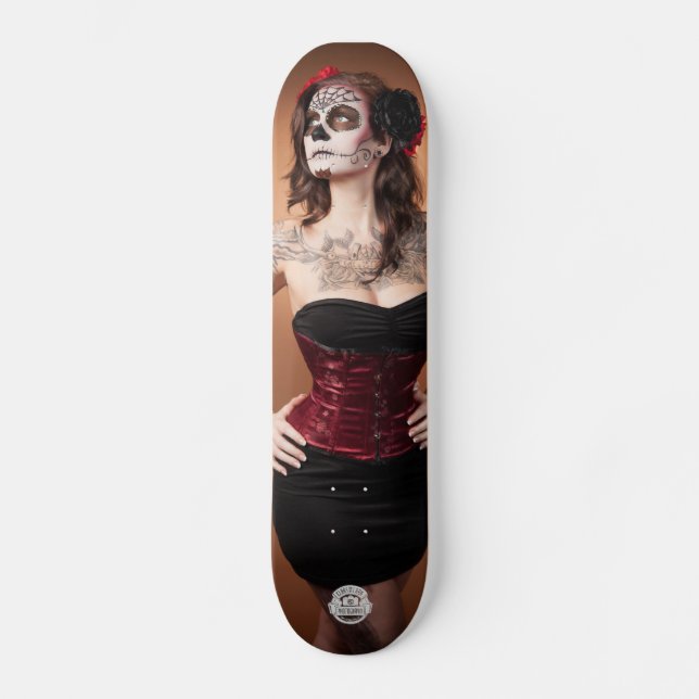 Santa Muerte Skateboard (Front)