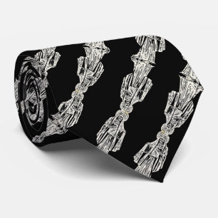 Santa Muerte Tie