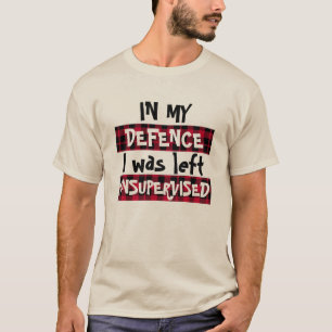 Santa Naughty, Nice I Was Left Unsupervised Funny T-Shirt
