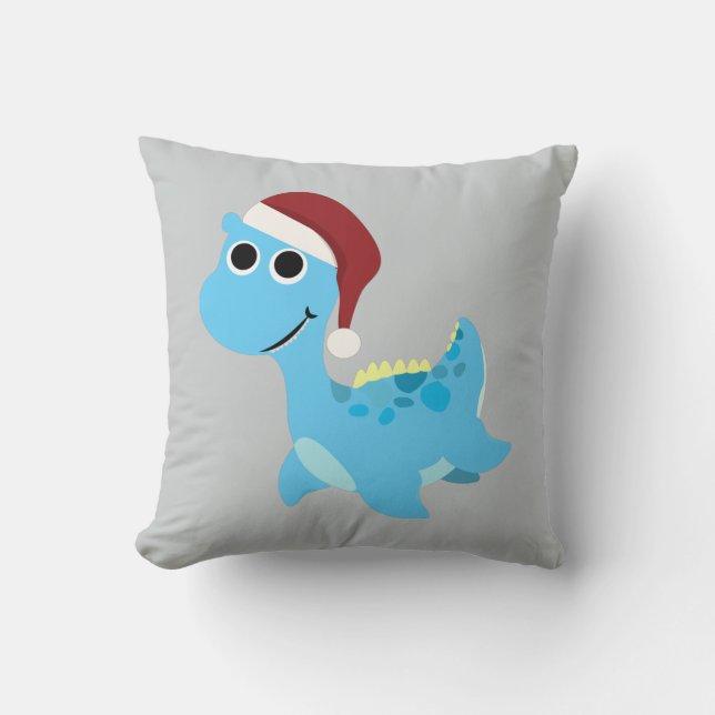 Santa Nessie Cushion (Front)