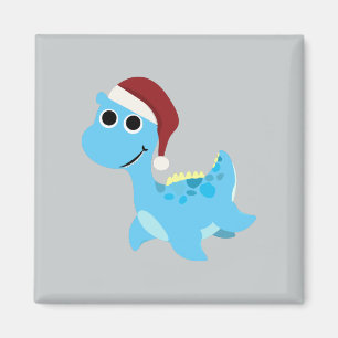 Santa Nessie Magnet