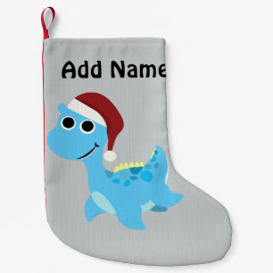 Santa Nessie Small Christmas Stocking
