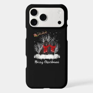 Santa Newfoundland Couple Merry Christmas Dog Gift