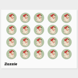 Santa No. 3 Classic Round Sticker