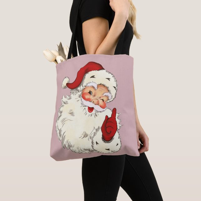 Santa No. 4 Tote Bag (Close Up)