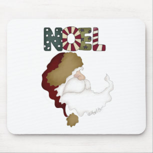 Santa Noel Holiday T-shirts and Gifts Mouse Pad