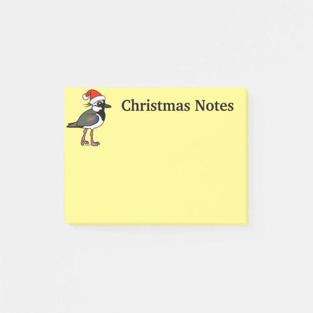 Santa Northern Lapwing Post-it Notes (Front)