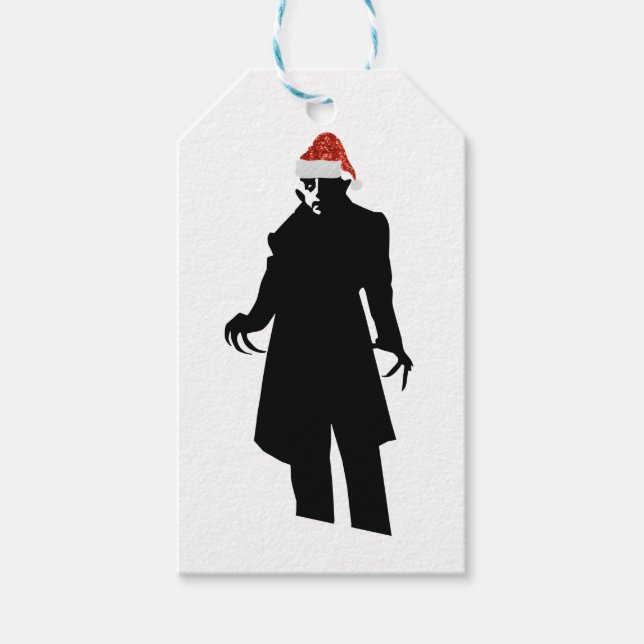 santa nosferatu gift tags (Front)