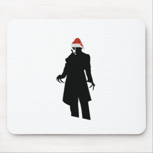 santa nosferatu mouse pad