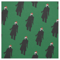santa nosferatu xmas christmas fabric