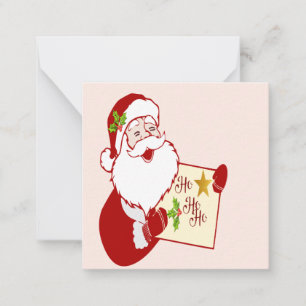 Santa Note Card