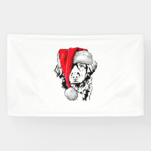 Santa Nova Scotia Duck Tolling Retriever Christmas Banner