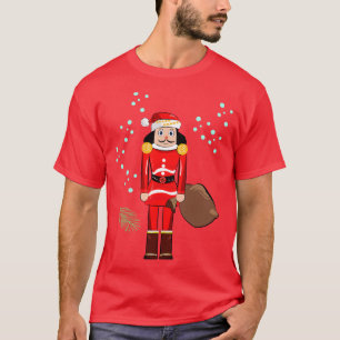 Santa Nutcracker Christmas T-Shirt