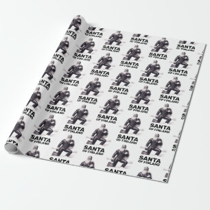 Santa of Finland Christmas Gift Wrapping Paper