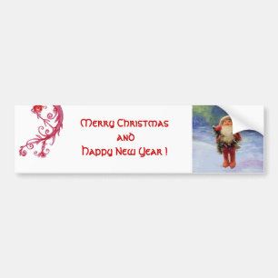 SANTA OF THE GNOMES BUMPER STICKER