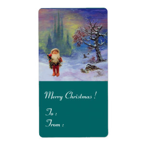 SANTA OF THE GNOMES Green Blue