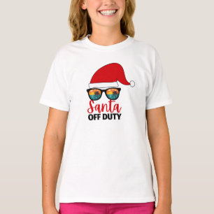 Santa Off Duty Christmas In July T-Shirt