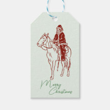 Santa on a horse Christmas