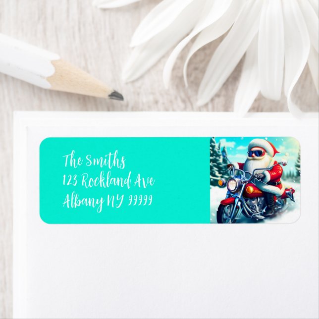 Santa on a Motorcycle  (Insitu)