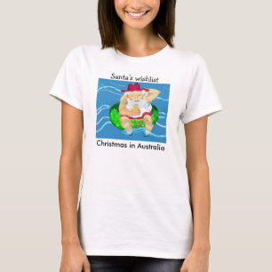 Santa on holidays - beer, a swim and time to relax T-Shirt