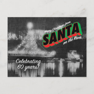 Santa on the River postcard 8
