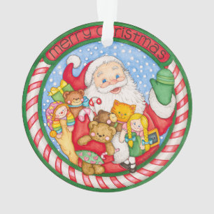 Santa Ornament
