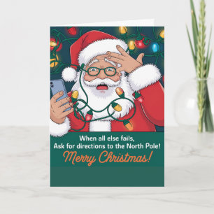 Santa Overload Holiday Card