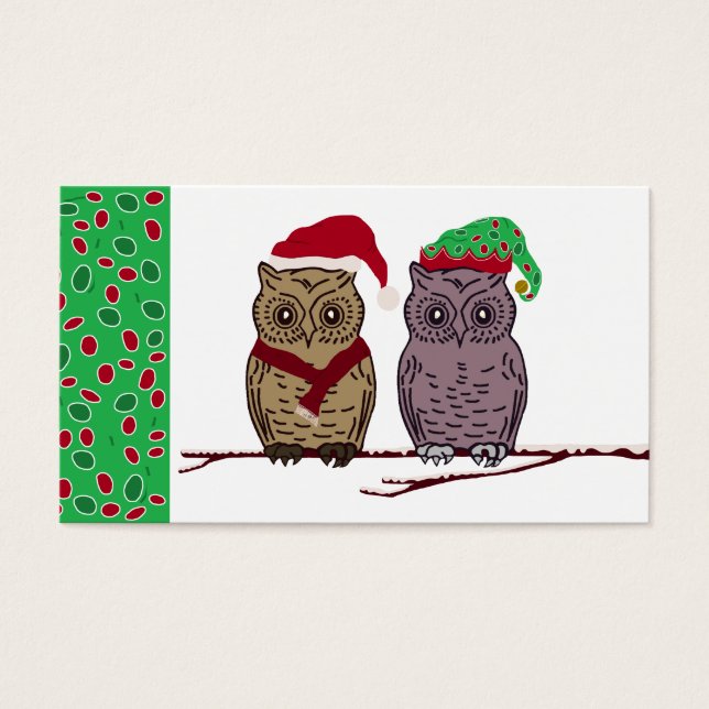 Santa Owl and Elf Owl Letter for Santa (Front)
