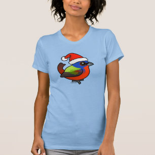 Santa Painted Bunting T-Shirt