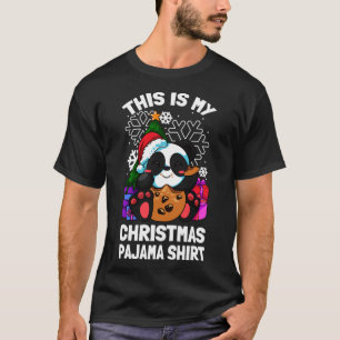 Santa Panda This Is My Christmas Pajama Shirt2 T-Shirt