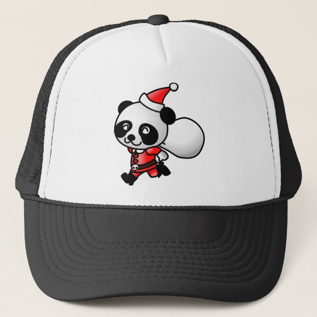 Santa Panda Trucker Hat (Front)