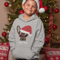 Santa Paws Christmas Brown and Tan French Bulldog