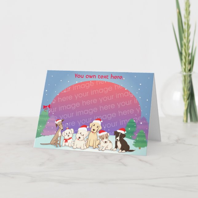 Santa Paws Greeting Card (Front)