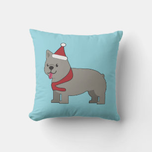 Santa Paws Holiday Cushion