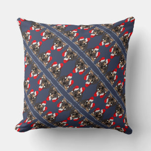 Santa Paws Is Coming To Town Cute Rottweiler Xmas Cushion