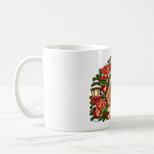 Santa Paws Is Coming to Town Dog Photo Coffee Mug