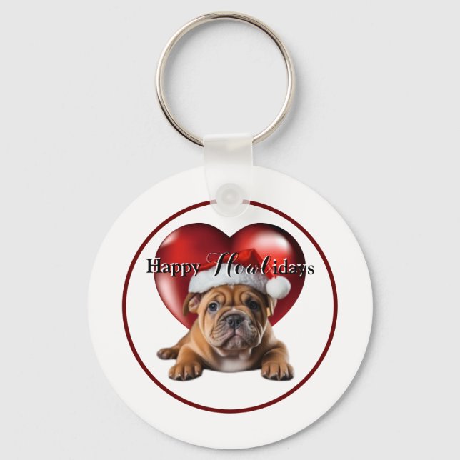 Santa Paws Keychain (Front)