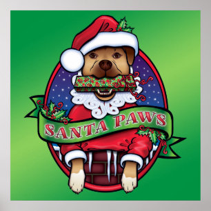 Santa Paws Poster