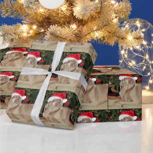 Santa Paws - Weimaraner Style - Wrapping Paper